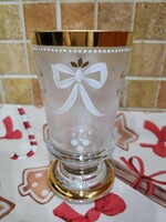 Biedermeier glass goblet