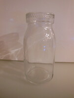 Milk bottle - old - 2.5 dl - 13.5 x 6.5 cm - beautiful - not scratched - perfect