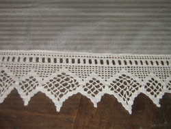 Beautiful vintage style handmade crochet lacy stained glass curtains
