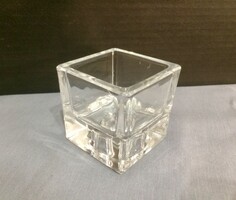 Retro glass candle holder