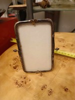 Picture frame with 3 markings, probably silver