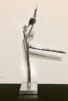 Retró aluminium figura-táncos-Bodrul Khalique-