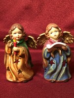 Pair of candlestick angels