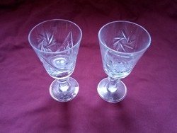 Polished champagne glass with sole for 2 Christmas New Year's Eve celebrations