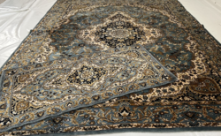 3433 Beautiful blue Tabriz wool Persian carpet 250x340cm free courier