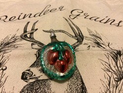 Old glass cherry Christmas tree decoration