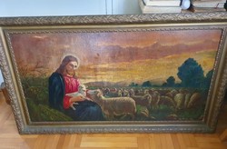 Jézus, a jó pásztor c. Vallási festmény