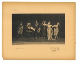 Rare karl schenker original 'der blaue vogel' theater art-deco/bauhaus photo berlin 1920's