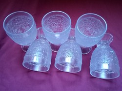 Retro ice cream cup for 6 pieces for festive occasions