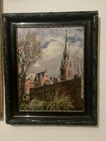 Vágh-Weinmann Mihály - Templomtorony..