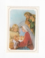 K:166 Karácsonyi  képeslap postatiszta vallásos