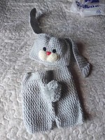 Hand crocheted baby costume, baby clothes for newborn photography
