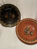 Clay plate set of 2 beaver market