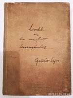 Gellért Lajos: Levelek az én megholt édesanyámhoz 1921, DEDIKÁLT, SZÁMOZOTT