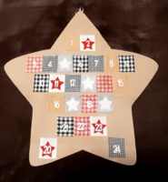Advent star-shaped calendar