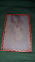 1970s target shooting 3-stick tobacconist pocket mirror erotic lady with color photo as shown in pictures