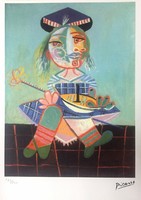 Pablo Picasso (1881-1973) - Girl with Mandolin (limited edition print 250 ex.)