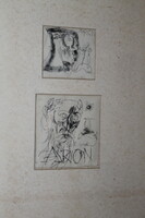 Saxon Ender pair of etchings 472