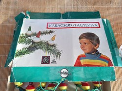 Retro karácsonyfa izzó,44 éves,1979-es gyártás.  5900.-Ft