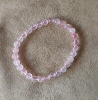 Rose quartz mineral bracelet