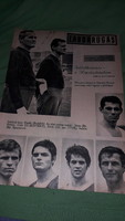1968. szeptember LABDARÚGÁS magyar sport magazin újság a képek szerint