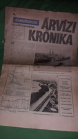 June 1970, special edition of Southern Magyarország - flood, huge pages, extremely rare newspaper according to the pictures