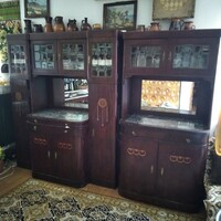 Szecessziós tálalószekrény