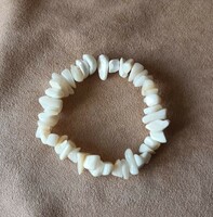 Shell mineral bracelet