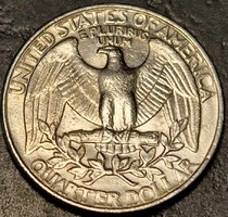 ¼ Dollar, 1985.P., ﻿Washington quarter
