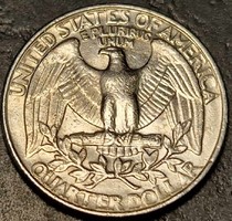Amerikai Egyesült Államok, ¼ Dollár, 1985.P., ﻿Washington Quarter