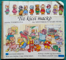 Péter Szentmihályi szabó: ten little teddy bears > children's and youth literature > pager, rarity