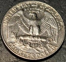 Amerikai Egyesült Államok, ¼ Dollár, 1990.P., ﻿Washington Quarter