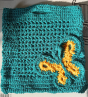 Crochet bag / backpack for little girls