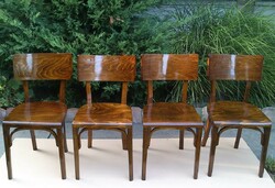 4 beautiful restored antique art deco chairs!