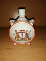 Zsolnay porcelán kulacs - 11,5 cm magas