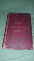 Petőfi Sándor - Liebesperlen Gedichte -Szerelmes versek gyöngyszemei német nyelv RITKA képek szerint