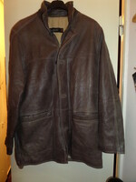 Bugatti (original) men's L size 50 luxury chocolate brown leather jacket