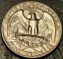 Amerikai Egyesült Államok, ¼ Dollár, 1972. D., ﻿Washington Quarter