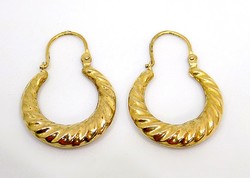 Gold hoop earrings (zal-au118256)