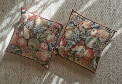 Fruit tapestry throw pillows