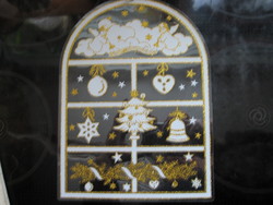 Christmas gilded window decoration sticker