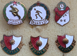 Budapesti honvéd sports association 6 different sports badges