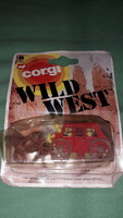 CORGI -western postakocsi -MATCHBOX méretű bontatlan dobozával fém kisautó a képek szerint