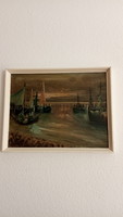 Original painting: Sailboats