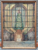 Turóczi Mária akvarell festmény