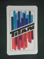 Kártyanaptár, Titán iparcikk kereskedelmi vállalat , 1983,   (3)