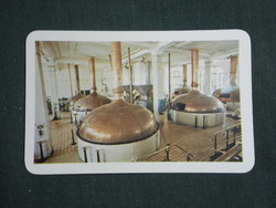 Card calendar, Köbánya brewery, brewery detail, Budapest, 1983, (3)
