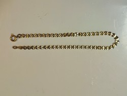 14K gold women's bracelet 2.21G
