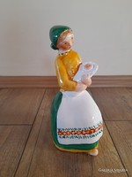 Bodrogkeresztúr mother with her child ceramics
