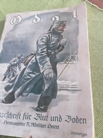 German booklet, newspaper from the time of the war.